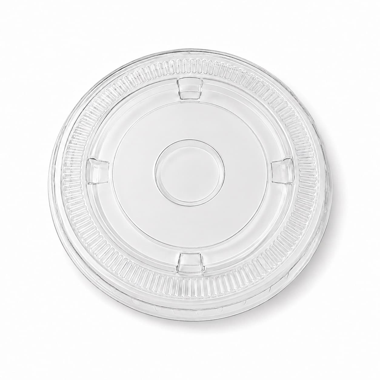 Clear Flat Lid 90 mm — MC Life